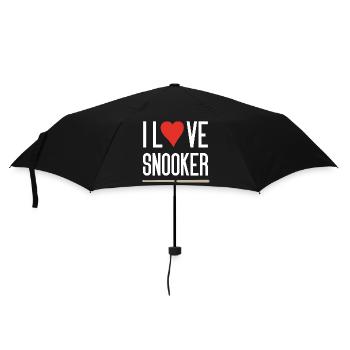 I Love Snooker - Umbrella (small) - black - Front