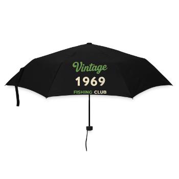 Millésime 1969 – Année de naissance rétro du club de pêche - Parapluie standard - noir - Devant