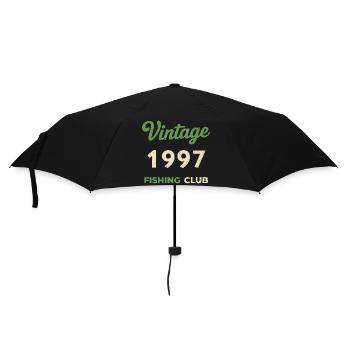 Millésime 1997 – Année de naissance rétro du club de pêche - Parapluie standard - noir - Devant