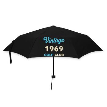 Vintage 1969 Golf Club Retro Geburtsjahr Geschenk - Regenschirm (klein) - Schwarz - Vorne