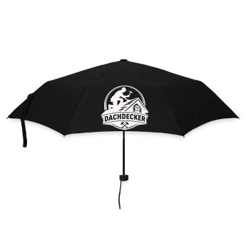 Roofer Craft Logo Motif - Umbrella (small) - black - Front