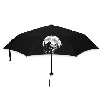 Bigfoot Gamer - Regenschirm (klein) - Schwarz - Vorne