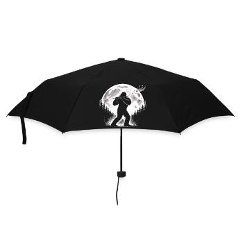 Bigfoot Flute Player - Umbrella (small) - black - Front