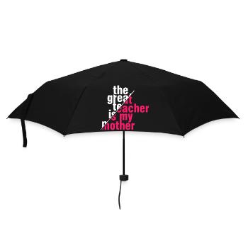 Shirt Super Teacher Mom – Idée cadeau - Parapluie standard - noir - Devant
