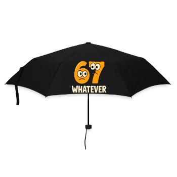 Six Seven : Whatever Italian Brainrot Humour Meme - Parapluie standard - noir - Devant