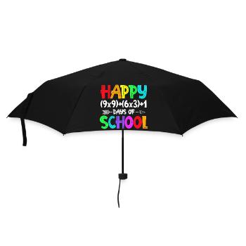 Rainbow Bonne rentrée scolaire - Parapluie standard - noir - Devant