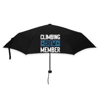 Climbing Crew - Regenschirm (klein) - Schwarz - Vorne