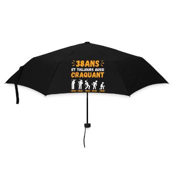 38 Ans Toujours Aussi Craquant Humour Crac - Parapluie standard - noir - Devant