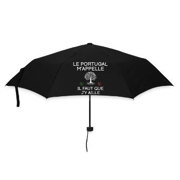 Le Portugal M Appelle Il Faut Que J Y Aille T-S... - Parapluie standard - noir - Devant