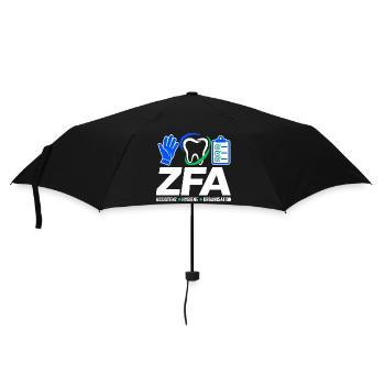 ZFA – Assistenz Hygiene Organisation - Regenschirm (klein) - Schwarz - Vorne