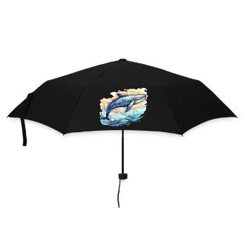 Whale - Umbrella (small) - black - Front