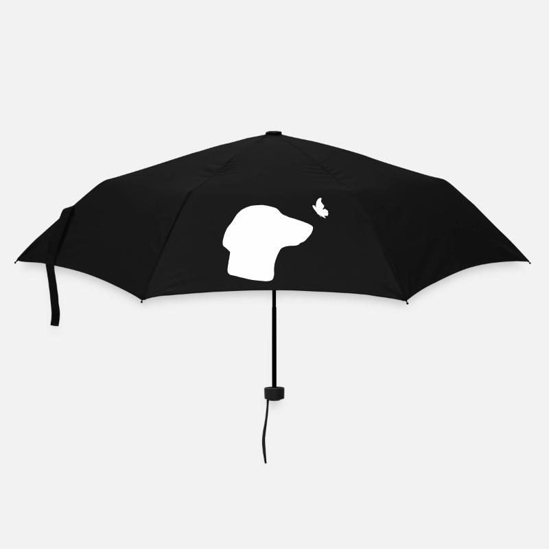 Dackel - Regenschirm (klein) - Schwarz