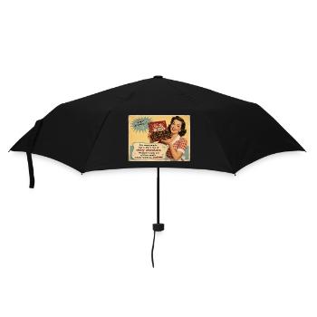 Die süße Ironie des Lebens - Regenschirm (klein) - Schwarz - Vorne