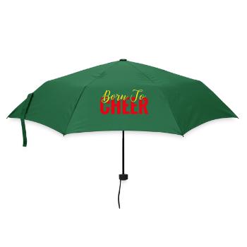 Born To Cheer - Regenschirm (klein) - Flaschengrün - Vorne