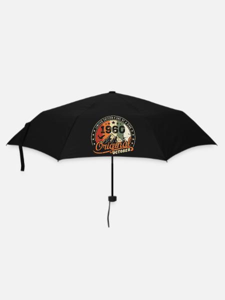 Octobre 1960 Cadeau D’anniversaire October 1960 - Parapluie standard - noir