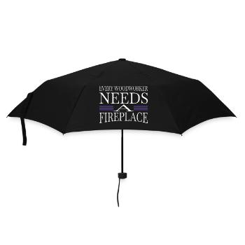 job hobbyists a carpenters prayer tshirts logging - Umbrella (small) - black - Front