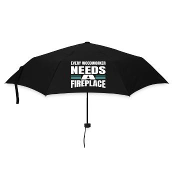 chemises de charpentier pour bébés et tout-petits - Parapluie standard - noir - Devant