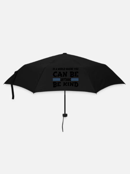 present birthday present gift gift idea quote - Umbrella (small) - black