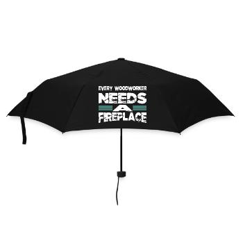 americas sexy charpentier tshirts badge menuiserie - Parapluie standard - noir - Devant