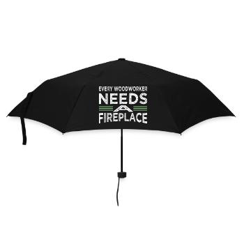 forestry aaron carpenter tshirts cool logging bday - Umbrella (small) - black - Front
