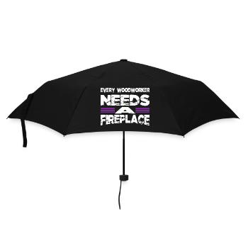 carpenter tshirts gift idea - Umbrella (small) - black - Front