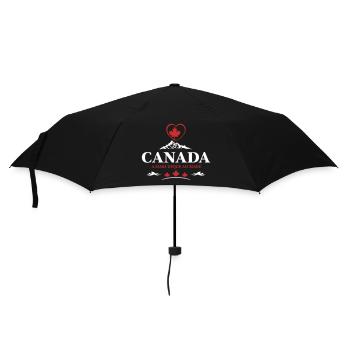 Canada Vancouver Montréal Toronto Maple Leaf Mountains - Parapluie standard - noir - Devant