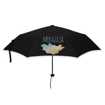 Mongolia - Umbrella (small) - black - Front