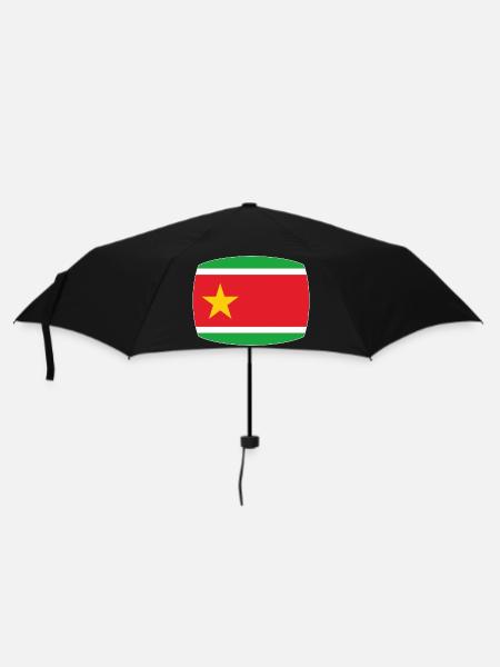Drapeau de la Guadeloupe - Parapluie standard - noir