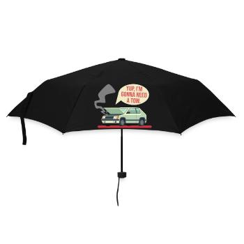 Le service de remorquage de la voiture remorquer la panne - Parapluie standard - noir - Devant