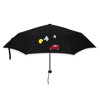 Voiture - Parapluie standard - noir - Devant