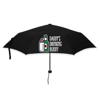 Father Son Baby Birth Best Friends Bottle milk - Umbrella (small) - black - Front