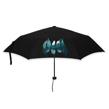 randonnée en montagne trekking bivouac randonnée - Parapluie standard - noir - Devant