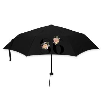 86th anniversary in bloom (Gift of 86 years) - Umbrella (small) - black - Front