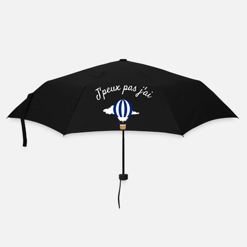 Je peux pas jai Montgolfière - Parapluie standard - noir