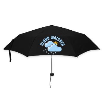 Cloud Watcher Meteorology Weather - Regenschirm (klein) - Schwarz - Vorne