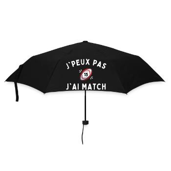 humour rugby cadeau homme je peux pas - Parapluie standard - noir - Devant