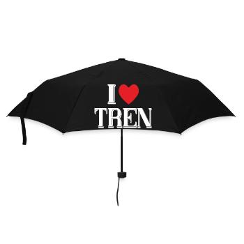 TREN INSIDE - I LOVE TREN - Umbrella (small) - black - Front