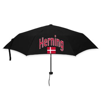 Herning Denmark flag - Umbrella (small) - black - Front