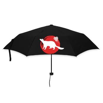 Marten Silhouette Japonaise - Parapluie standard - noir - Devant