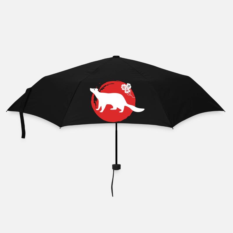 Marten Silhouette Japonaise - Parapluie standard - noir