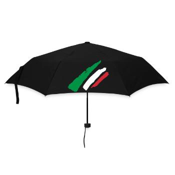 Italy flag stripe - Umbrella (small) - black - Front