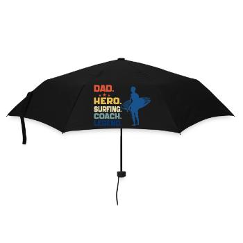 Dad Hero Surfing Coach Legend Funny Surfing Dad - Parapluie standard - noir - Devant