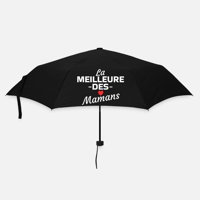 Die beste Mama - Regenschirm (klein) - Schwarz