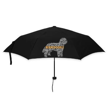 Bernedoodle Dog - Umbrella (small) - black - Front
