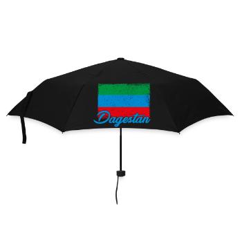 Dagestanisch Flagge Dagestan Adler Urlaub - Regenschirm (klein) - Schwarz - Vorne