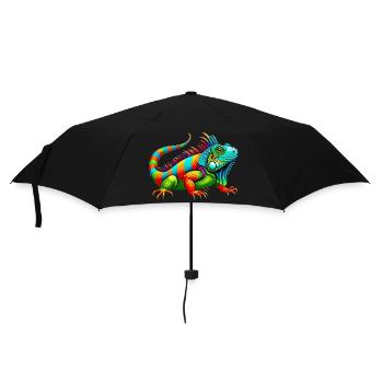 Iguana - Umbrella (small) - black - Front