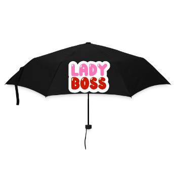 Design Women's Lady Motivating T-Shirt - Umbrella (small) - black - Front