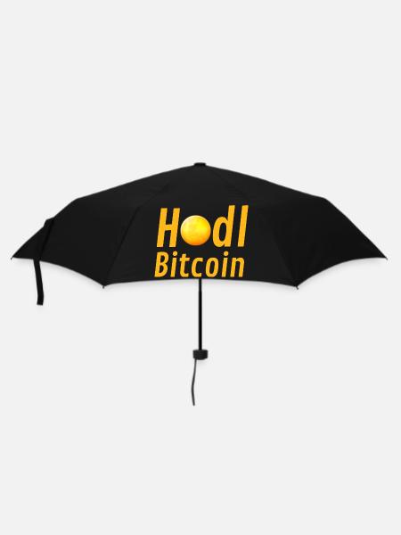Hodl Bitcoin - Umbrella (small) - black
