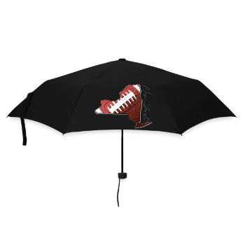 New York (United States) | real football | Map Scpt - Umbrella (small) - black - Front