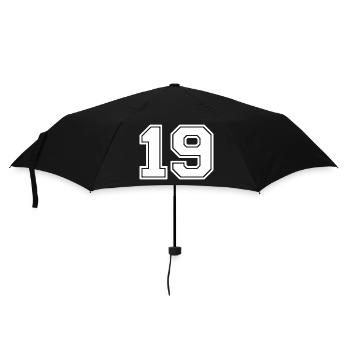 19 - Parapluie standard - noir - Devant